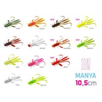 Nymfa Delphin MANYA UVs/ 5ks 10.5cm/GREENCH