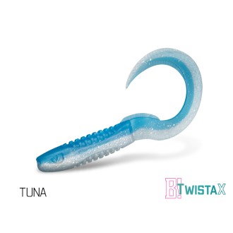 Umělá nástraha Delphin TwistaX Eeltail UVs / 5ks 15cm