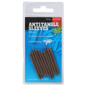 Převleky proti zamotání Giants Fishing Anti-Tangle Sleeves Brown 10ks