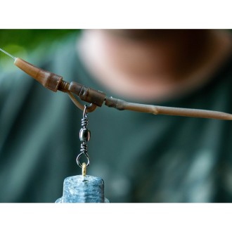 Převleky proti zamotání Giants Fishing Anti-Tangle Sleeves Brown 10ks