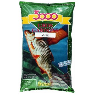 Krmení Sensas 3000 Gros Gardons Black (velká plotice-černé) 1kg
