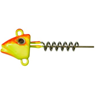 Jigová hlavička G´Fish Screw Orange/Fluo Yellow (3ks)