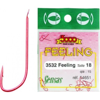 Háčky SENSAS Feeling 3532 Rouge