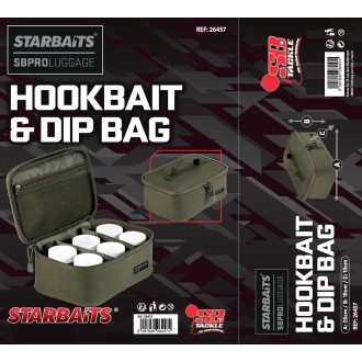 Taška na nástrahy Starbaits PRO Hookbait & Dip Bag