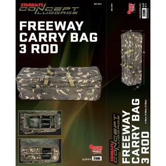 Obal na 3 pruty Starbaits CAM Concept Freeway Carry Bag