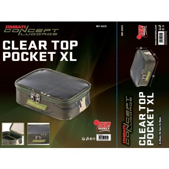 Ttaška na drobnosti Starbaits CAM Concept Clear Top Pocket XL