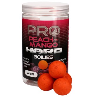 Boilies Starbaits Probiotic Hard Boilies Peach - Mango 200g