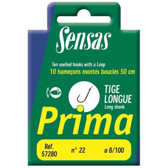 Navázaný háček Prima Longshank Wire 50cm 10ks
