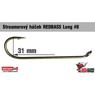 Háček RedBass Streamer vel.10