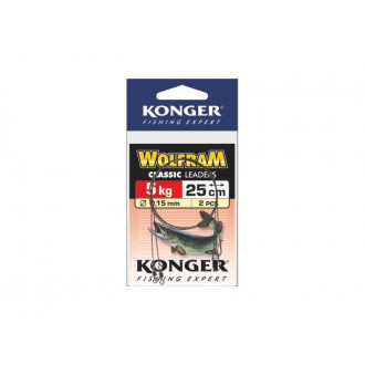 Wolframové lanko Konger 5kg 2ks