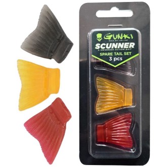 Náhradní ocásky Scunner 17,5cm 3ks