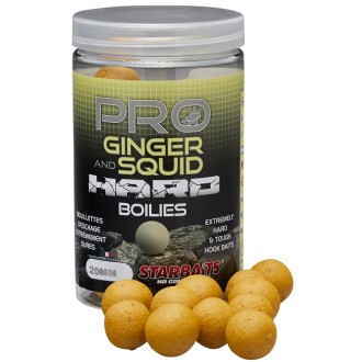 Boilies Starbaits Probiotic Hard Boilies Ginger Squid 200g