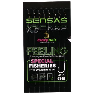 Navázaný háček Crazy Bait 4210 15cm 8ks