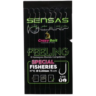 Navázaný háček Crazy Bait 4315 15cm 8ks