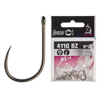 Háčky SENSAS Crazy Bait 4110 Barbless Eyed