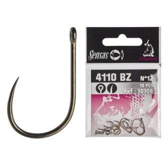 Háčky SENSAS Crazy Bait 4110 Barbless Eyed