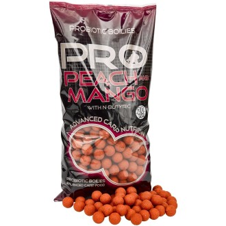 Boilies Starbaits Probiotic Peach - Mango 2kg