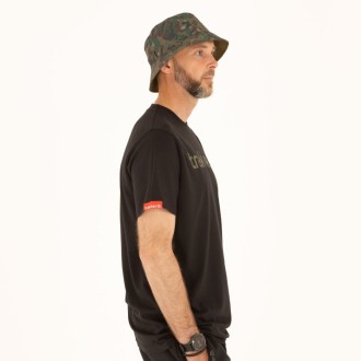 Tričko Trakker CR Logo T-shirt Black Camo