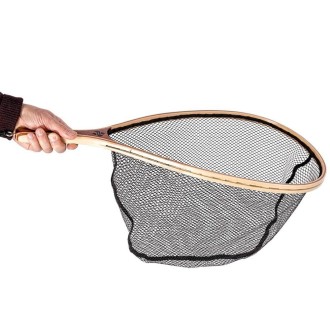 Dřevěný raketový podběrák Snowbee Wooden Landing Net Large
