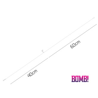 Přívlačový návazec Delphin BOMB! D-SHOT 1m/#2/0,20mm/5ks