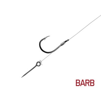 Návazec Delphin FLR Sting / 6ks 8cm / 0,25mm / BARB #6 / Sting 7mm
