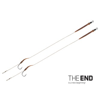 Návazec Delphin THE END Boilie rig / 2ks 20cm/25lbs/#8