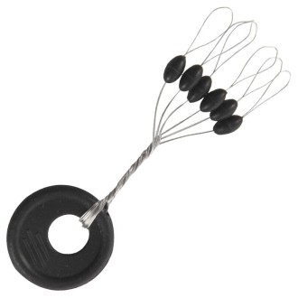 Stopper Gumový Black M 15 ks