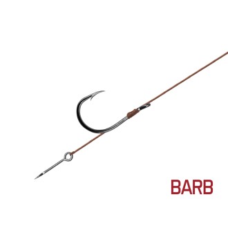 Feederový návazec Delphin Proxi Sting 0,10mm #12 Sting 5mm bez protihrotu 6ks