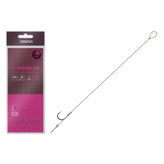Feederový návazec Delphin NoLimit Sting 12cm 15lbs Sting 7mm s protihrotem 6ks