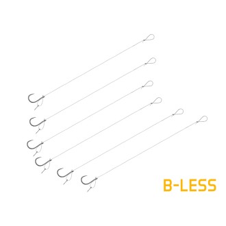 Feederový návazec Delphin FLR D-rig 0,22mm 8cm Sting 7mm s protihrotem 6ks
