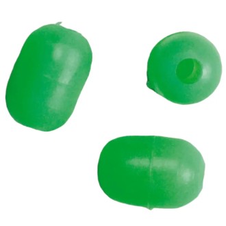 Aquantic oválky Fluo Beads zelená 7 x 10 mm 20 ks
