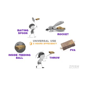 Zakrmovací brikety Zfish 220g