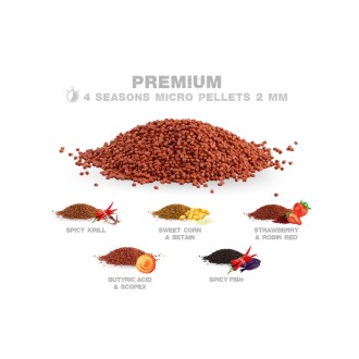 Mikro pelety Zfish 2mm 700g