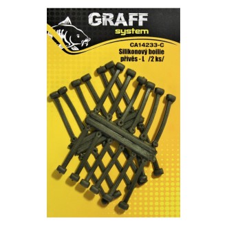 Graff Silikonový boilie přívěs L Hnědý 2ks