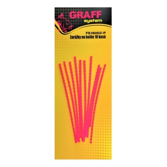Graff Zarážky na boilie 10ks Růžové