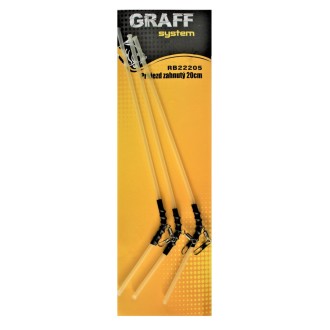 Graff Průjezd zahnutý 20cm 3ks Transparentní