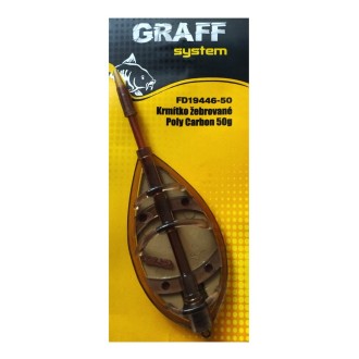 Graff Krmítko žebrované Polycarbon 50g