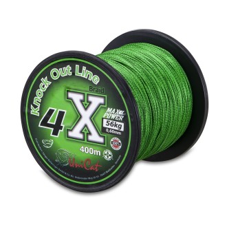 Uni Cat šňůra 4 X Knock Out Line 0,40mm, 400m, 32 kg