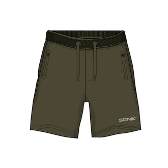 Kraťasy Sonik Green Fleece Shorts