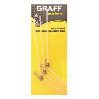 Graff Průjezd zahnutý Specialist 15cm 3ks Transparentní