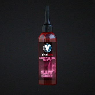 Booster Vitalbaits Bait Smoke Strawberry Nutty 100ml
