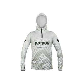 Tričko s kapucí Delphin UV Armor 50+ Olive