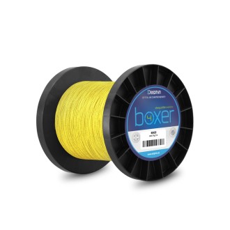 Šňůra Delphin Boxer 4 Fluo žlutá 1100m
