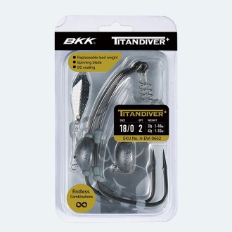 BKK Háček Titan DiverPlus Velikost 16/0 2ks