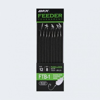 Návazec BKK Feeder Tournament FTB-1 Bait Band Rigs 8ks