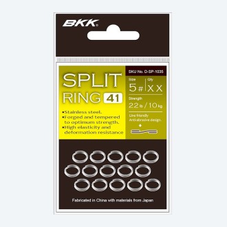 BKK Kroužek Split Ring-41 Velikost 4 12kg 18ks