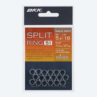 BKK Kroužek Split Ring-51 Velikost 2 18kg 18ks