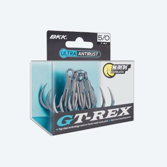 BKK Trojháček GT-REX Barbless Velikost 5/0 5ks