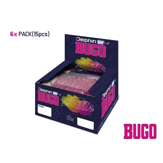 Umělá larva Delphin Bugo Cheese 4cm 15ks