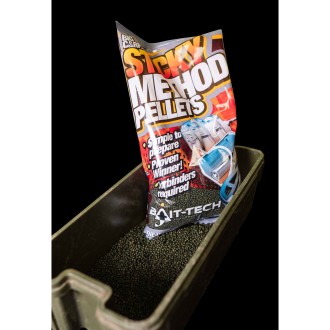 Pelety Bait-Tech Sticky Method Micro Green 700 g